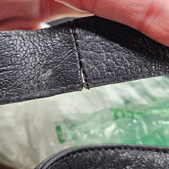 Chloe Audra Black Leather Purse Handbag Purse Shoulder Bag - Picture 15 of 16